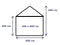 Premium Partytent PVC 4x8x2 mtr in Wit
