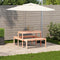 Picknicktafel 110x134x75 cm massief douglashout