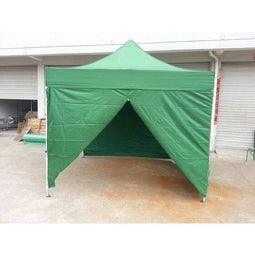 Partytent Easy Up 2,5 x 2,5 meter ALU frame met zijwanden in Groen