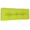 Palletkussen 120x40x12 cm stof heldergroen
