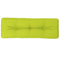 Palletkussen 120x40x12 cm stof heldergroen