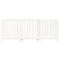 Radiatorombouw 210x21x85 cm massief grenenhout wit