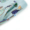 Kindershorts met trekkoord 104 gemleerd zachtblauw