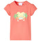 Kindershirt 140 koraalkleurig