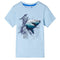 Kindershirt 92 lichtblauw