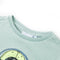 Kindershirt met strepen 92 lichtmint