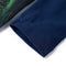 Kinderjurk met lange mouwen kattenprint 92 marineblauw