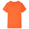 Kindershirt 128 donkeroranje