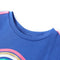 Kindershirt 140 kobaltblauw