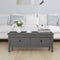 Salontafel 100x50x40 cm massief grenenhout grijs