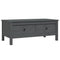 Salontafel 100x50x40 cm massief grenenhout grijs