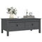 Salontafel 100x50x40 cm massief grenenhout grijs