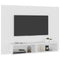 Tv-wandmeubel 120x23,5x90 cm spaanplaat wit