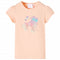 Kindershirt rolschaats 140 lichtoranje