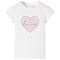 Kindershirt 116 ecru