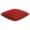 Sierkussens 4 st 60x60 cm stof rood
