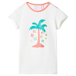 Kindershirt 92 ecru