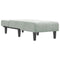 Chaise longue fluweel lichtgrijs