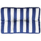 Palletkussen gestreept 60x40x12 cm stof blauw en wit