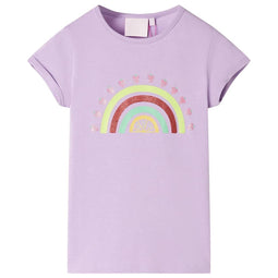 Kindershirt 92 lila