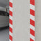 Muurbeschermers 6 st 50x20x2 cm EVA-schuim rood en wit
