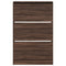 Schoenenkast 80x21x125,5 cm bewerkt hout bruineikenkleurig