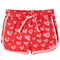 Kindershort met trekkoord 92 rood