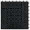 Terrastegels 30x30 cm HKC 1 m zwart 11 st