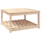 Tuintafel 82,5x82,5x45 cm massief grenenhout