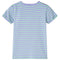Kindershirt gestreept 116 felmintkleurig