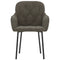 Eetkamerstoelen 2 st fluweel donkergrijs