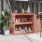 Keukenkast voor buiten 106x55x92 cm massief douglashout