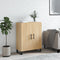 Dressoir 69,5x34x90 cm bewerkt hout sonoma eikenkleurig