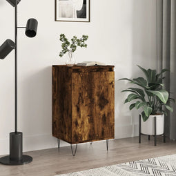 Dressoir 40x35x70 cm bewerkt hout gerookt eikenkleurig