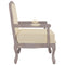 Fauteuil 64x64x90 cm linnen beige