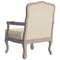 Fauteuil 64x64x90 cm linnen beige