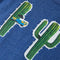 Kindertopje 140 gemleerd donkerblauw