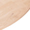 Tafelblad rond 70x1,5 cm onbehandeld massief eikenhout