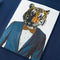 Kindershirt met korte mouwen 92 donkerblauw