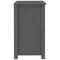 Nachtkastjes 2 st 50x35x61,5 cm massief grenenhout grijs