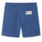 Kindershorts met trekkoord 140 gemleerd donkerblauw
