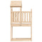Speeltoren 52,5x110,5x214 cm massief grenenhout
