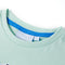 Kindershirt 128 lichtmintkleurig