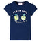 Kindershirt 128 marineblauw