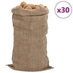 Jutezakken 30 stuks 340 g/m 65x135 cm 100% jute