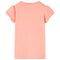 Kindershirt fiets 140 neonkoraalkleurig