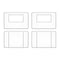 Zijwandenset voor Easy up 3×3 m Heavy duty Wit