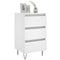 Nachtkastjes 2 st 40x35x69 cm bewerkt hout wit
