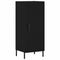 Dressoir 34,5x34x90 cm bewerkt hout zwart