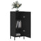 Dressoir 34,5x34x90 cm bewerkt hout zwart